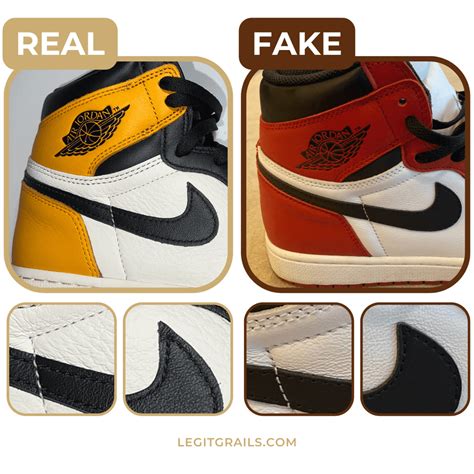 how to tell if jordans are fake